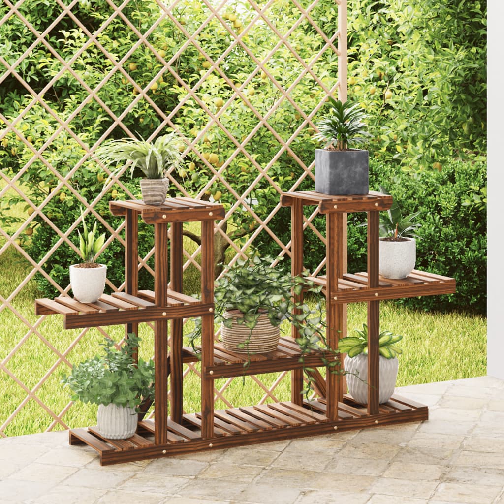 Flower Stand 110x25x73 cm Solid Wood Fir - The Home Maker