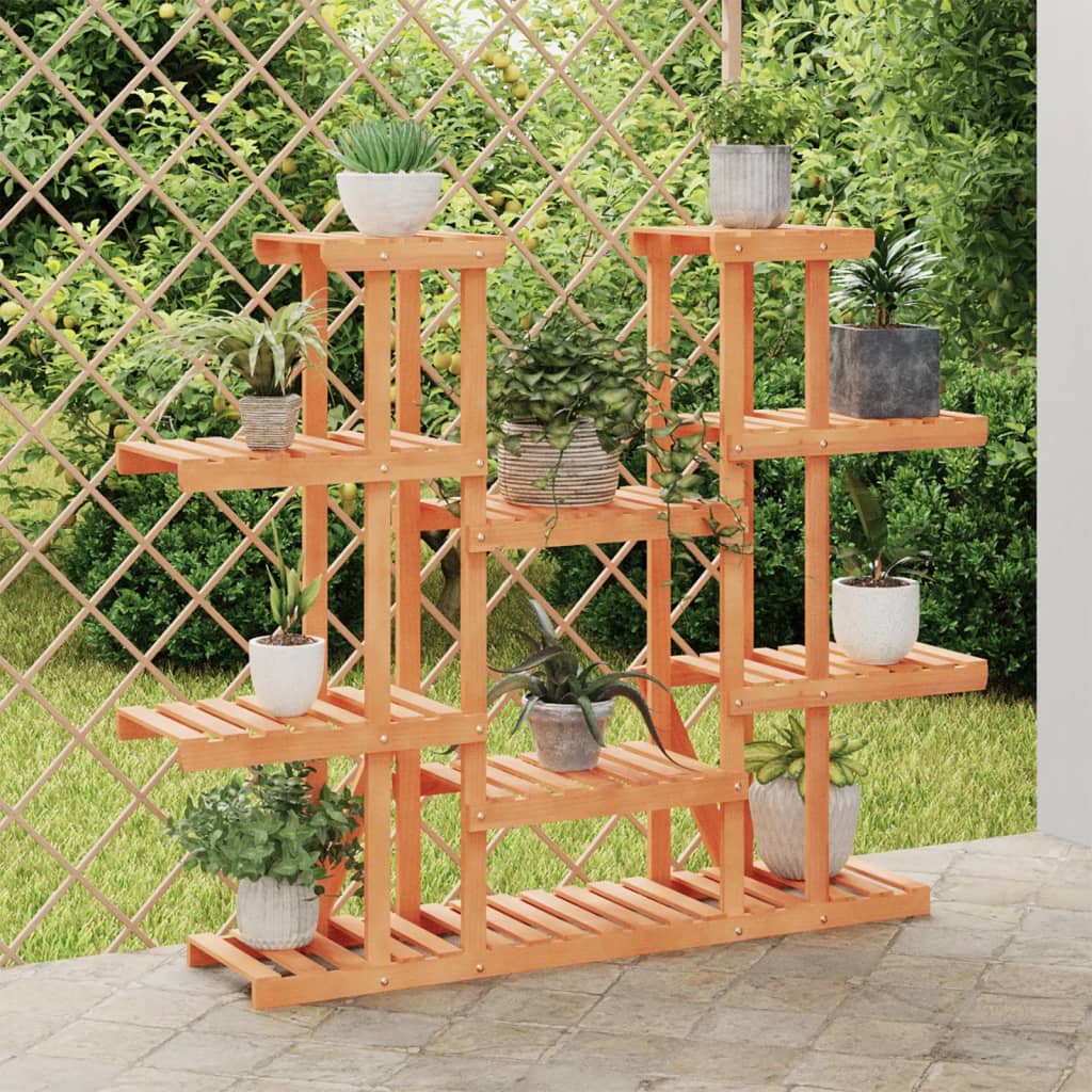 Flower Stand 110x25x110.5 cm Solid Wood Fir - The Home Maker