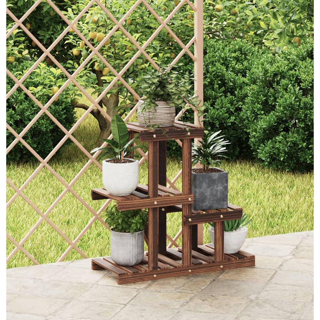 Flower Stand 58x25x51 cm Solid Wood Fir - Millennium Furniture