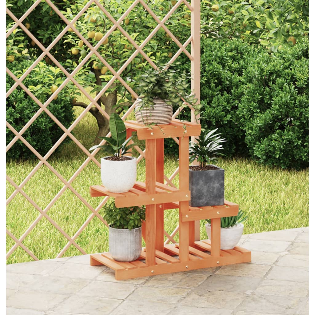 Flower Stand 58x25x51 cm Solid Wood Fir - The Home Maker