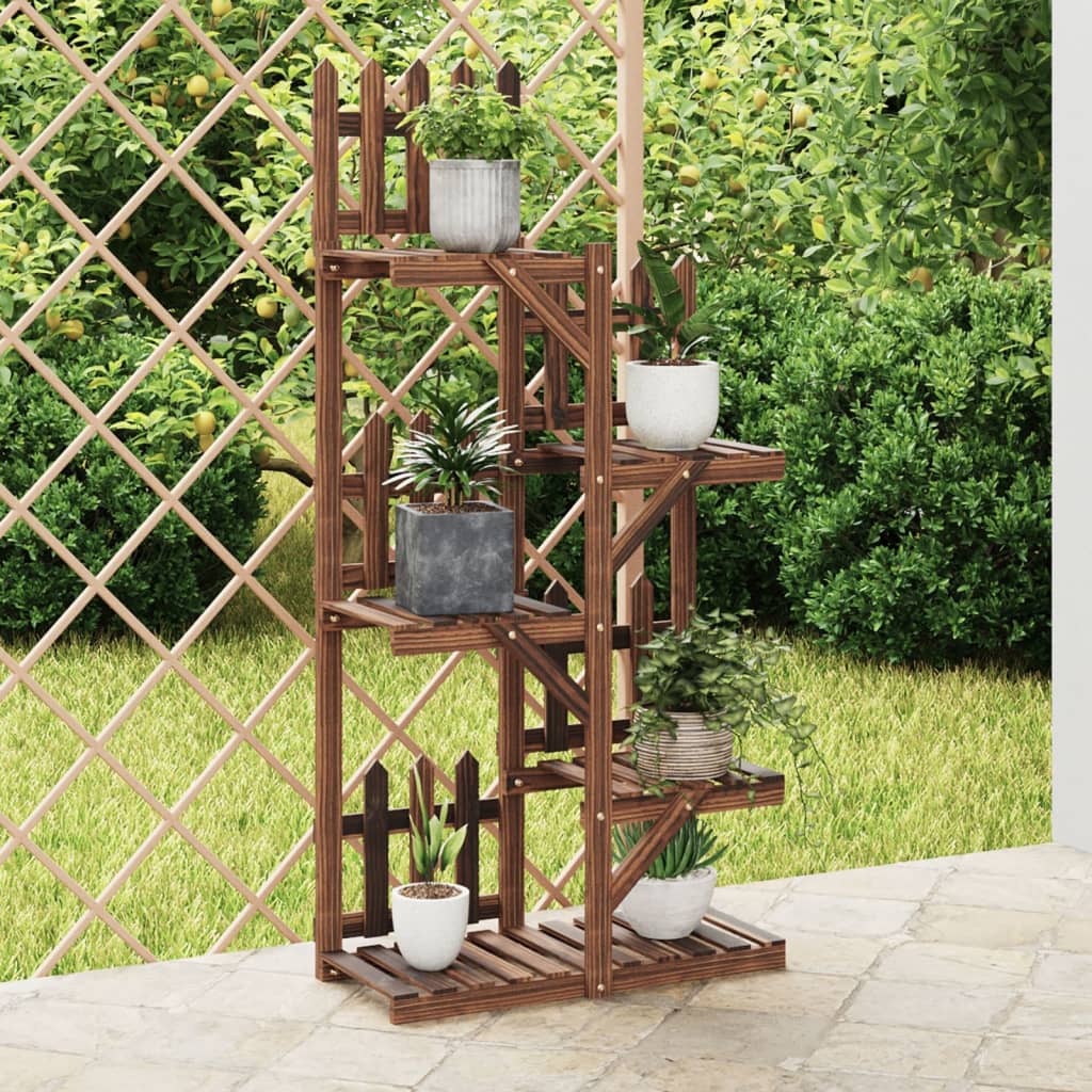 Flower Stand 60x25x130 cm Solid Wood Fir - Sid & Sam