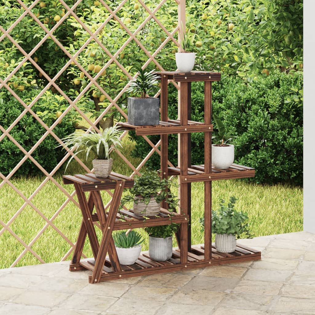 Flower Stand 95x25x96 cm Solid Wood Fir - Tyrell & Tyrell
