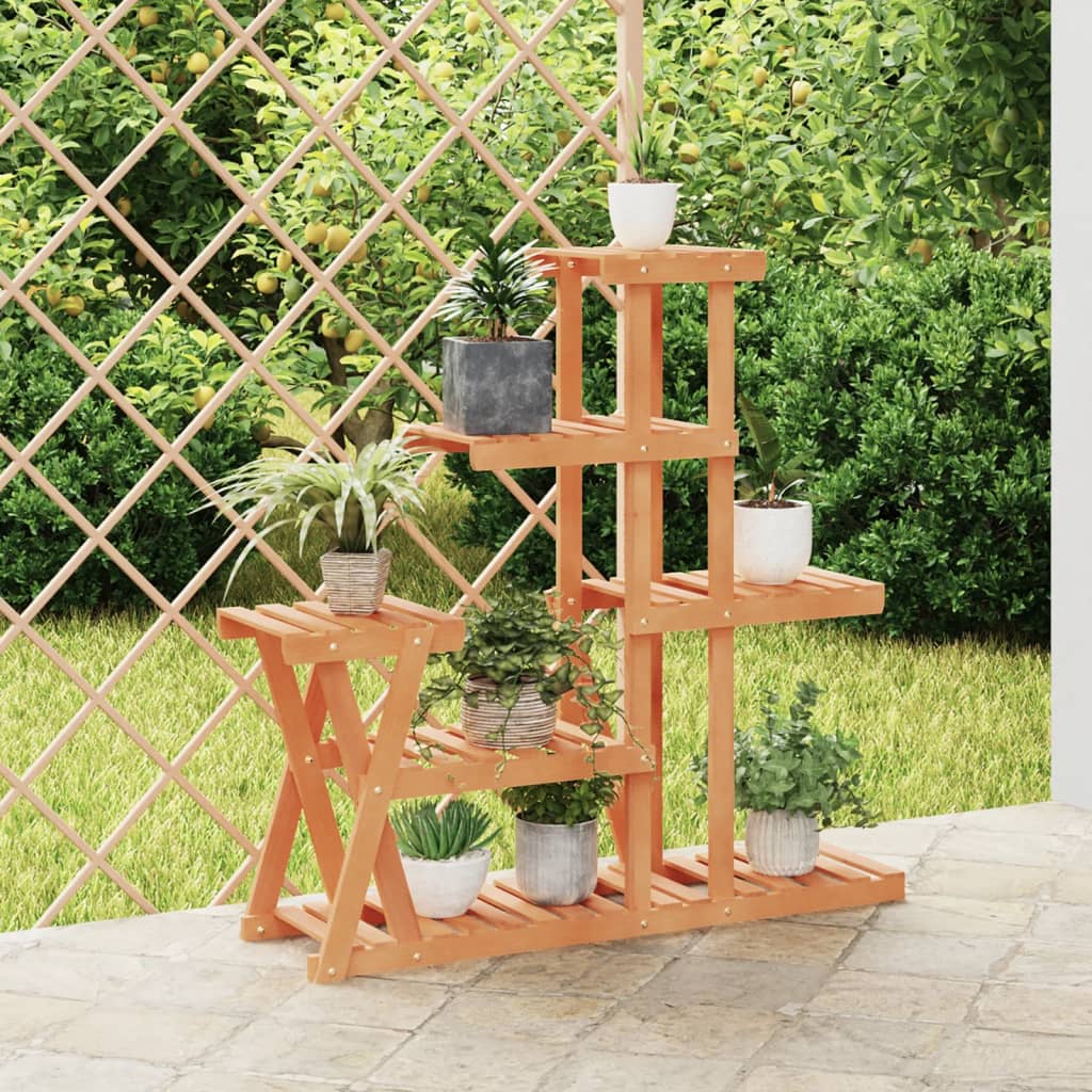 Flower Stand 95x25x96 cm Solid Wood Fir - R and M Furniture