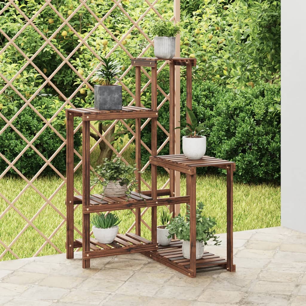 Flower Stand 62.5x61.5x101.5 cm Solid Wood Fir - Millennium Furniture
