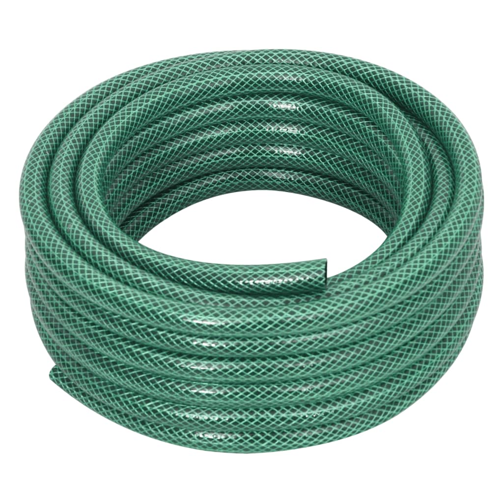 Garden Hose with Fitting Set Green 0.6" 10 m PVC - Millennium Furniture
