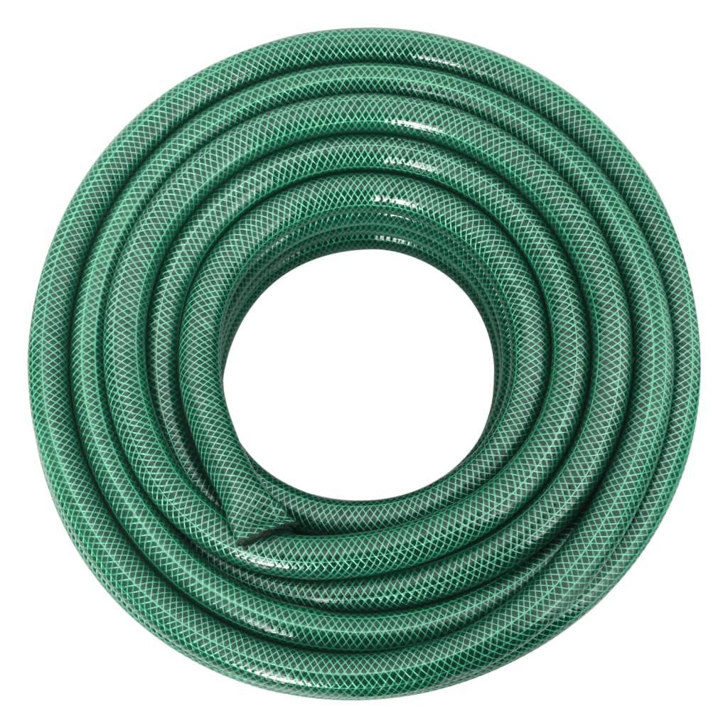 Garden Hose with Fitting Set Green 0.9" 10 m PVC - Tyrell & Tyrell