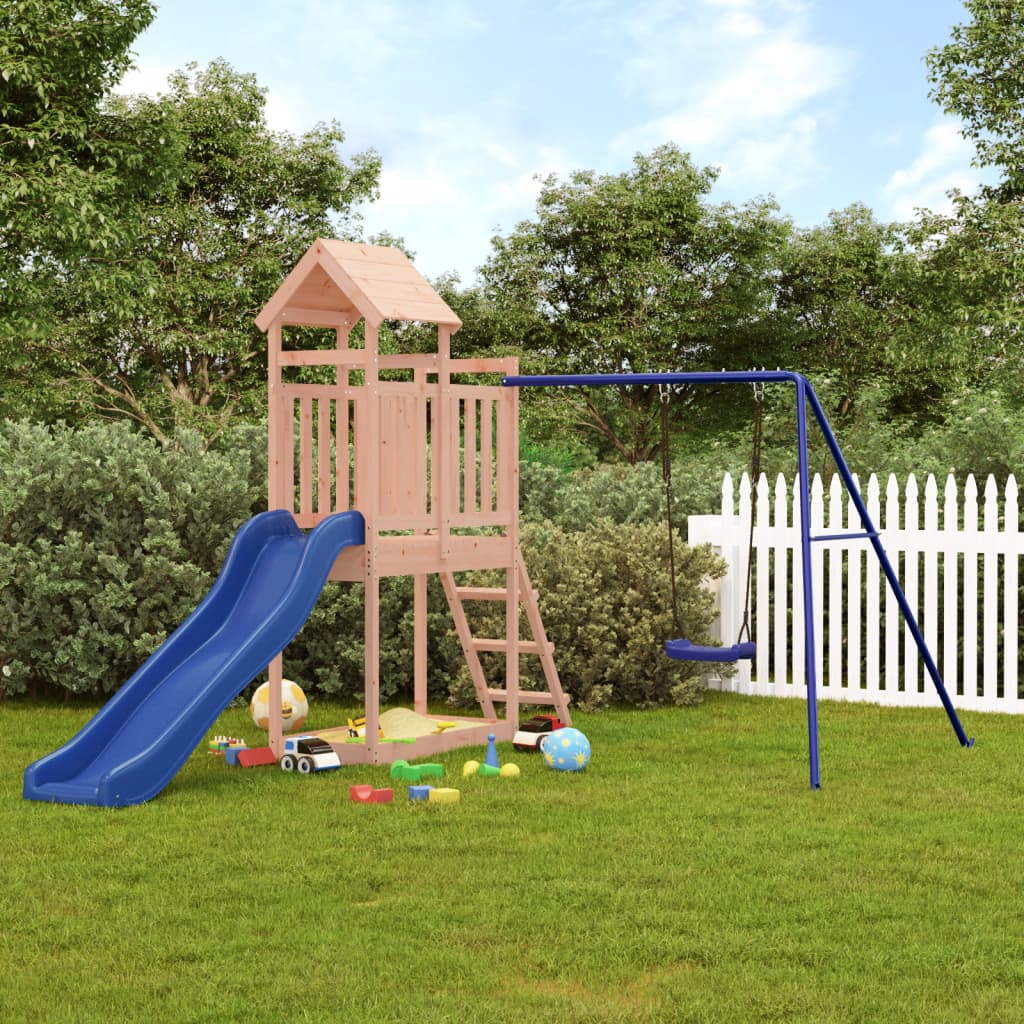 Outdoor Playset Solid Wood Douglas - Style and Chic