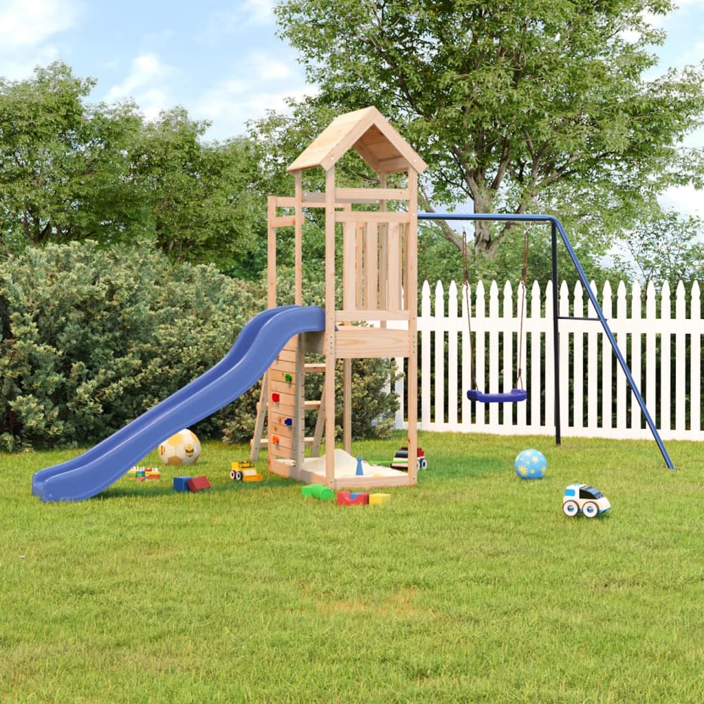 Outdoor Playset Solid Wood Pine - The Home Maker