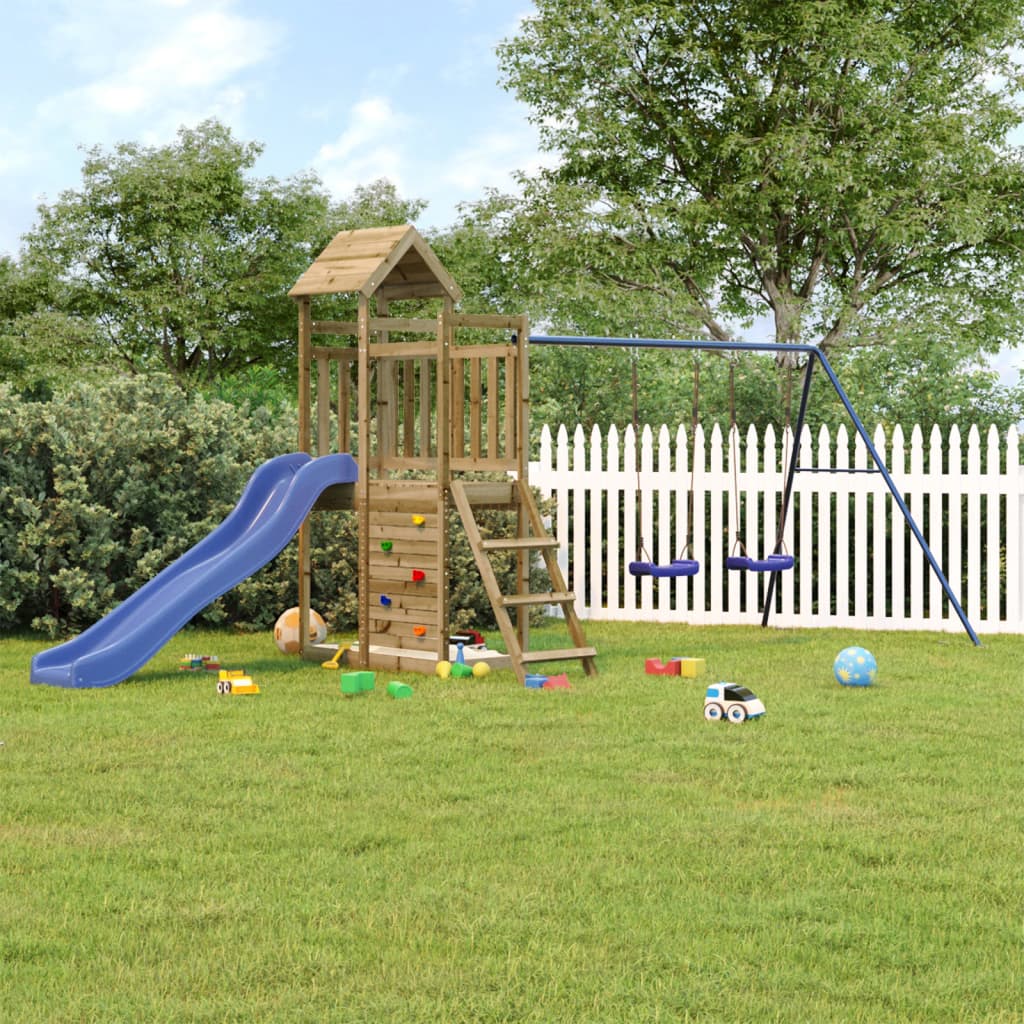 Outdoor Playset Impregnated Wood Pine - R and M Furniture