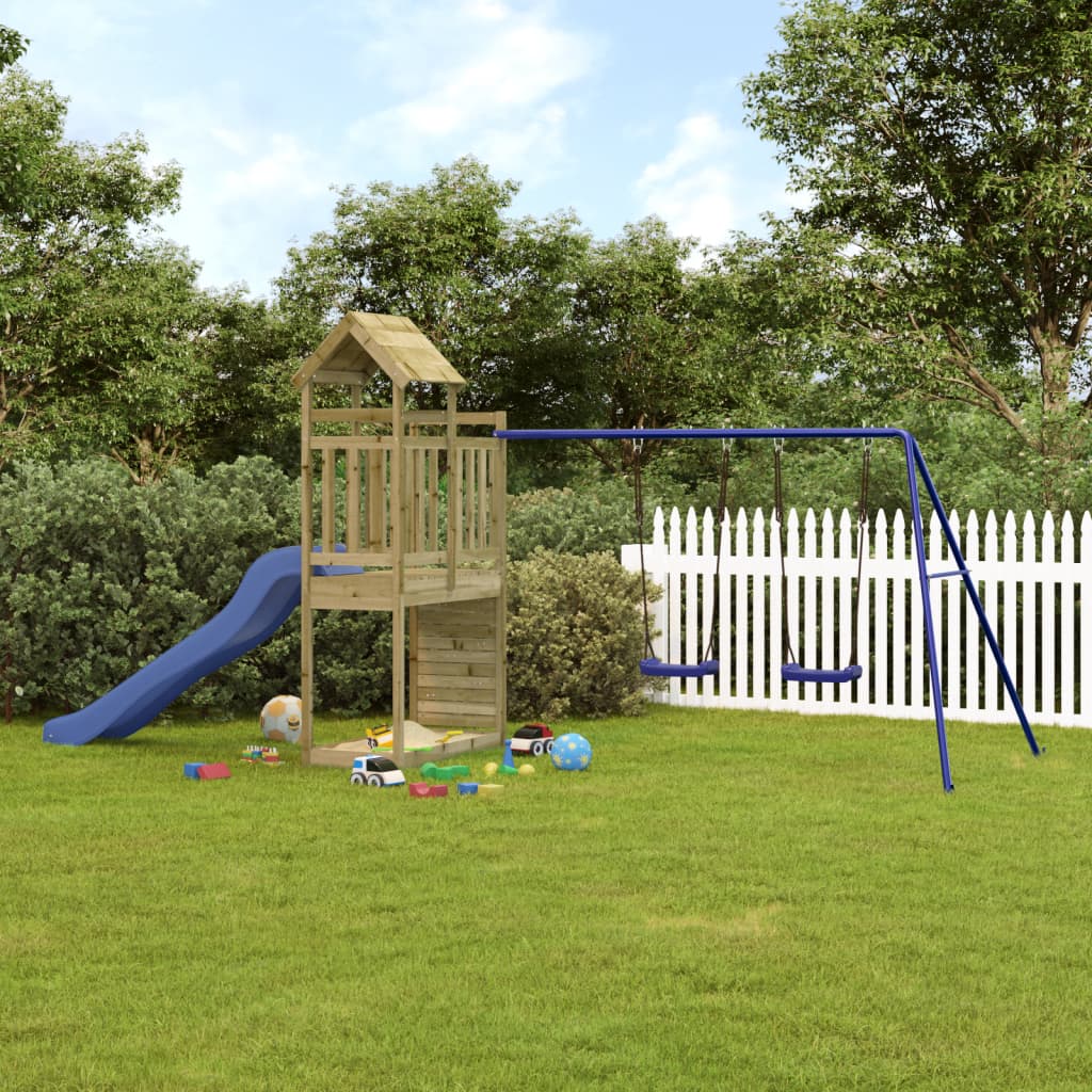 Outdoor Playset Impregnated Wood Pine - Unbeatable Bargains