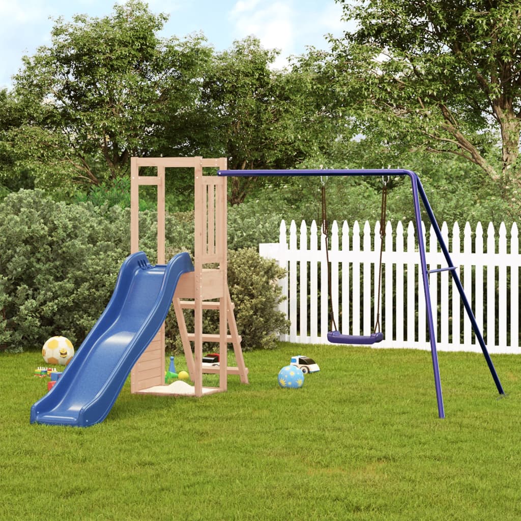 Outdoor Playset Solid Wood Pine - Style and Chic
