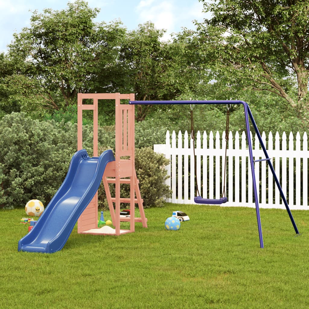 Outdoor Playset Solid Wood Douglas - Unbeatable Bargains