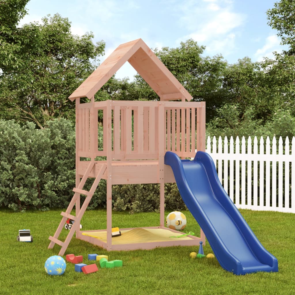 Outdoor Playset Solid Wood Douglas - Merlin Deals