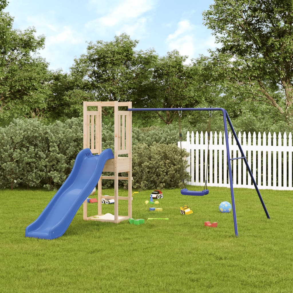 Outdoor Playset Solid Wood Pine - The Home Maker