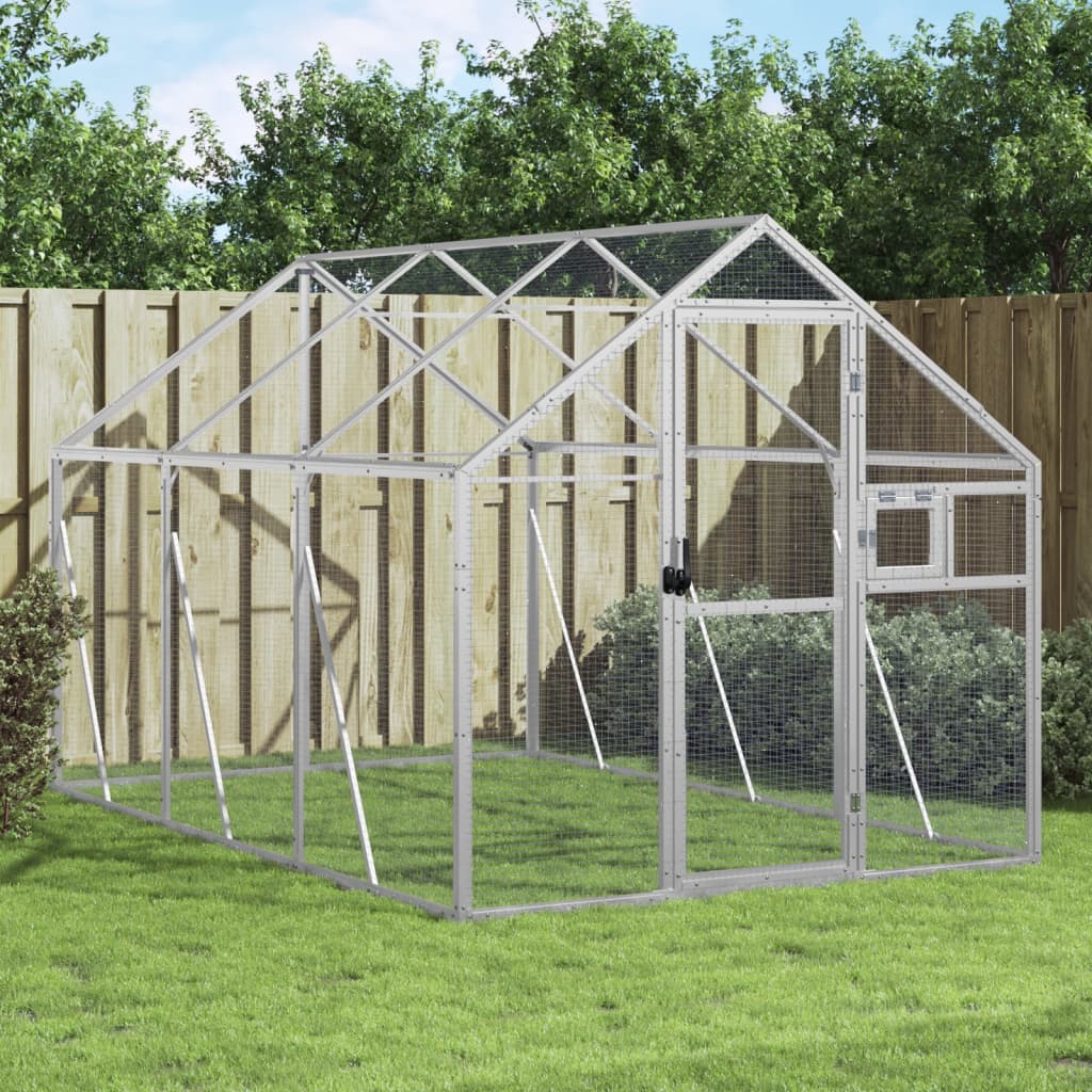 Aviary Silver 1.79x3x1.85 m Aluminium - Merkel Designers