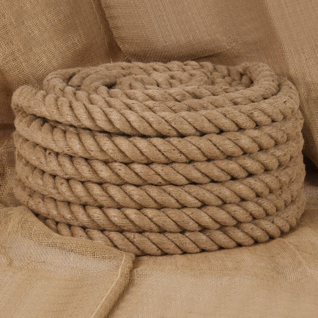 Jute Rope 25 m Long 30 mm Thick - Style and Chic
