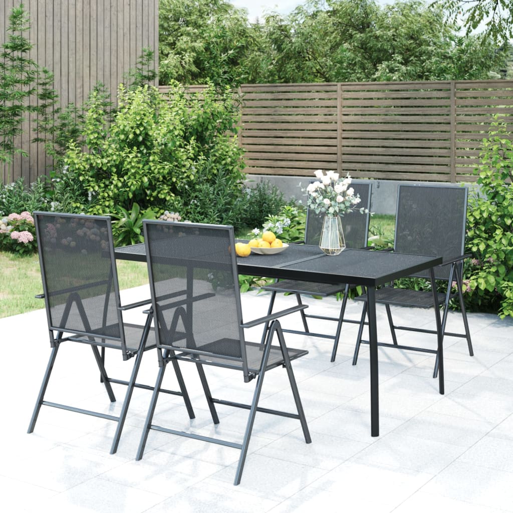 Garden Table Anthracite 165x80x72 cm Steel Mesh - Tyrell & Tyrell