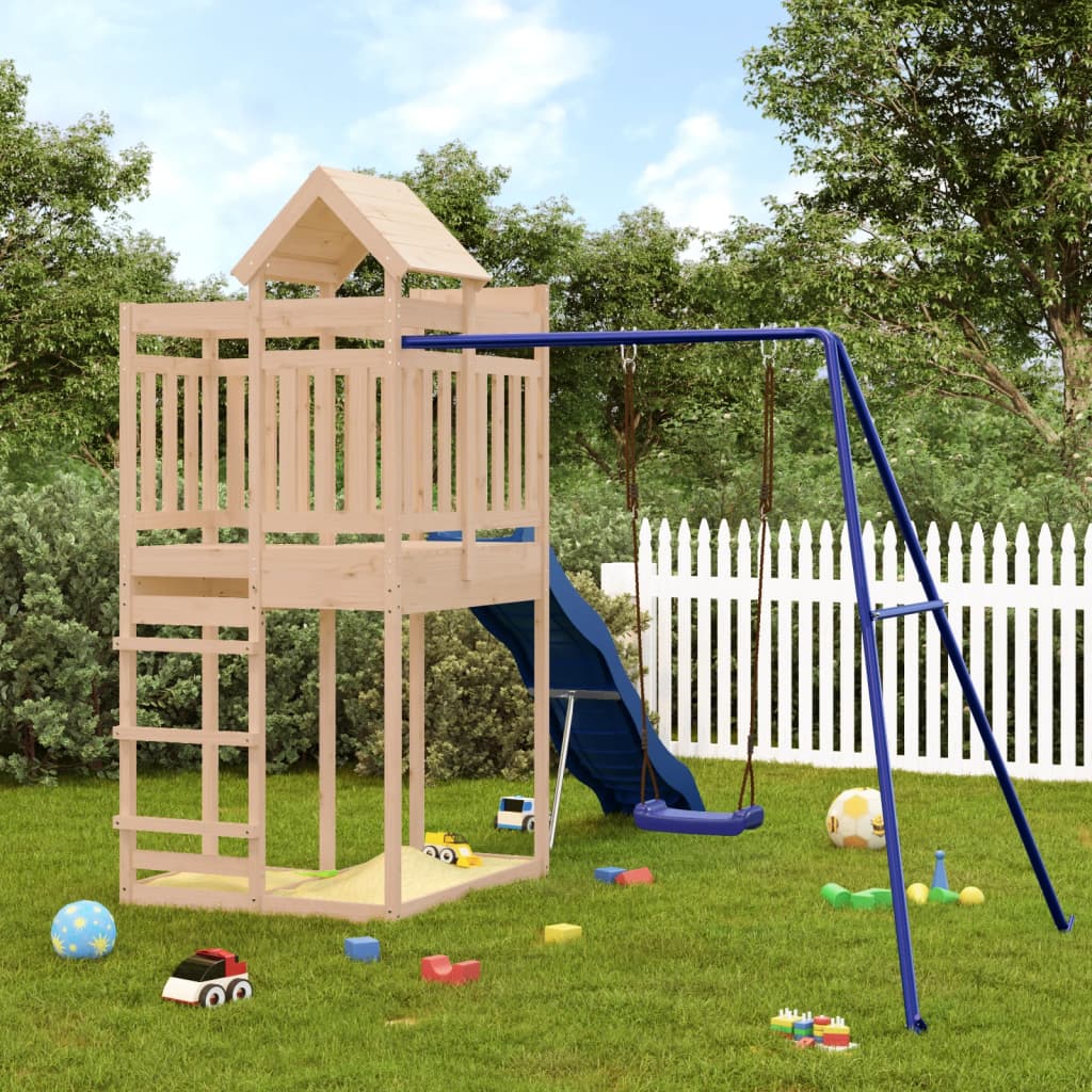 Outdoor Playset Solid Wood Pine - Style and Chic