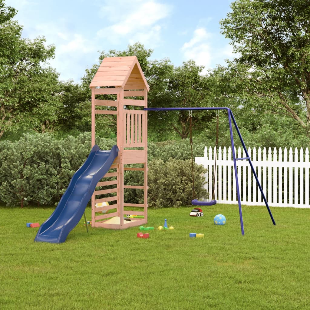 Outdoor Playset Solid Wood Douglas - The Home Maker