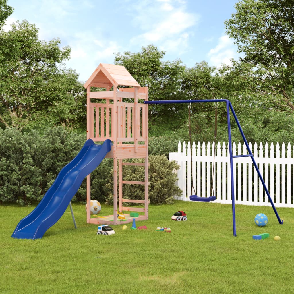 Outdoor Playset Solid Wood Douglas - Style and Chic