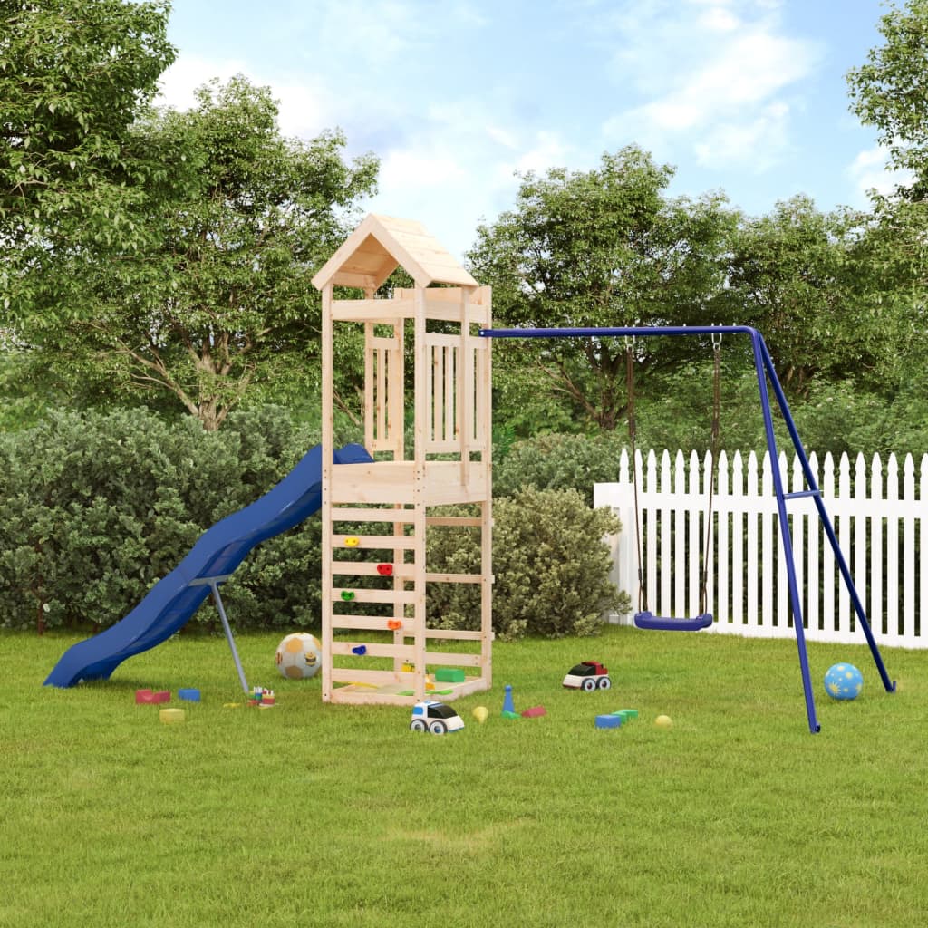 Outdoor Playset Solid Wood Pine - Style and Chic