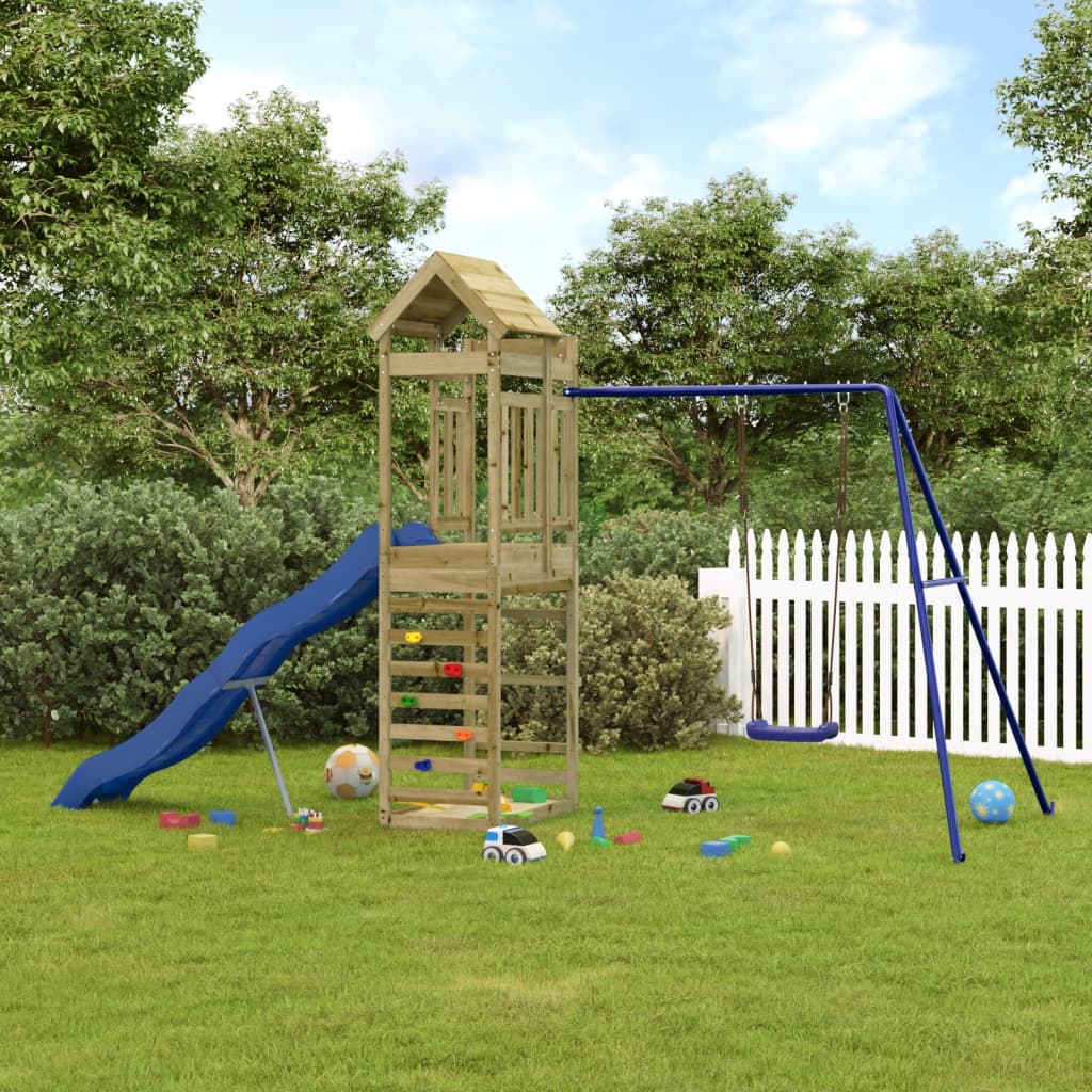 Outdoor Playset Impregnated Wood Pine - Merkel Designers