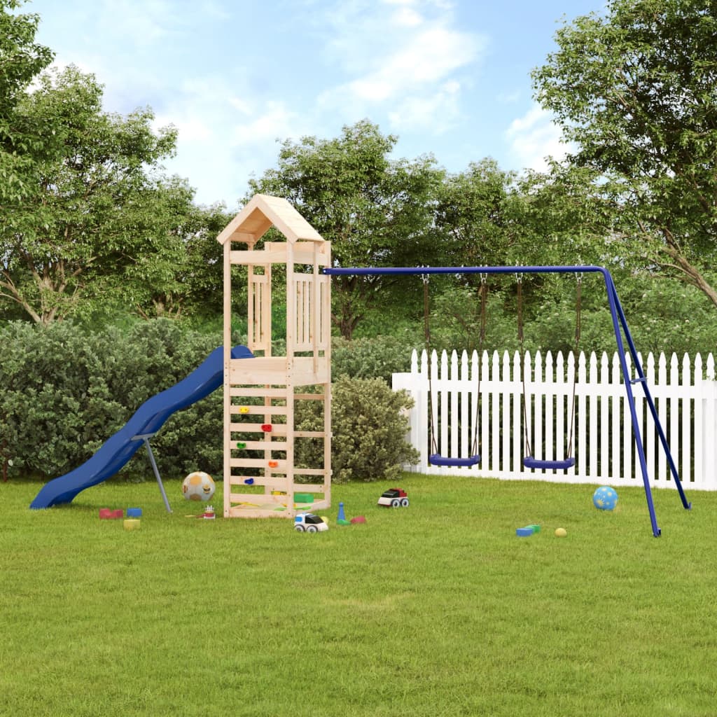 Outdoor Playset Solid Wood Pine - Tyrell & Tyrell