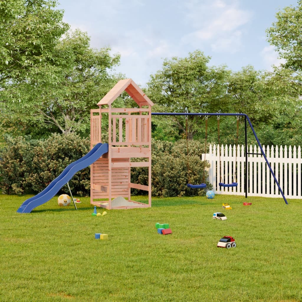 Outdoor Playset Solid Wood Douglas - Merlin Deals