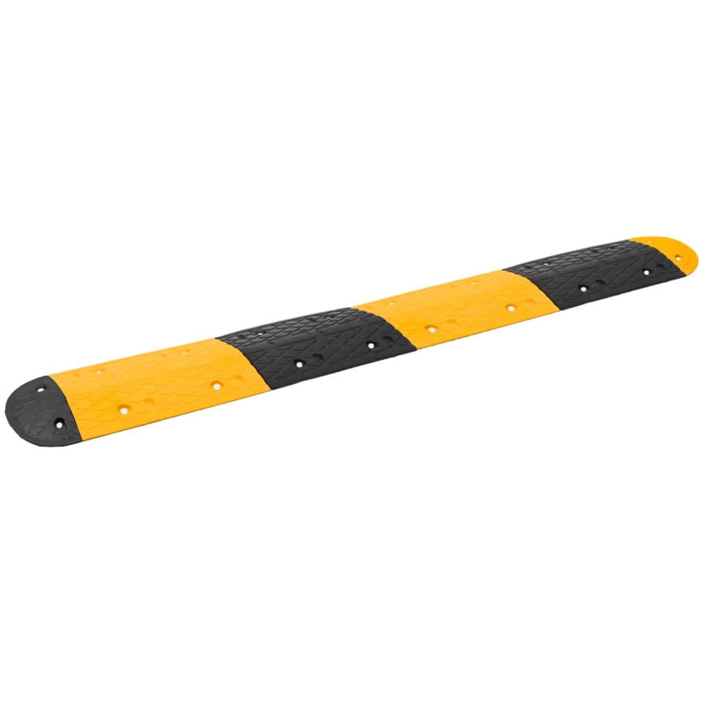 Speed Hump Yellow and Black 226x32.5x4cm Rubber - Millennium Furniture