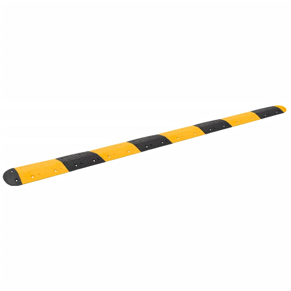 Speed Hump Yellow and Black 420x32.5x4cm Rubber - Discount Dealers