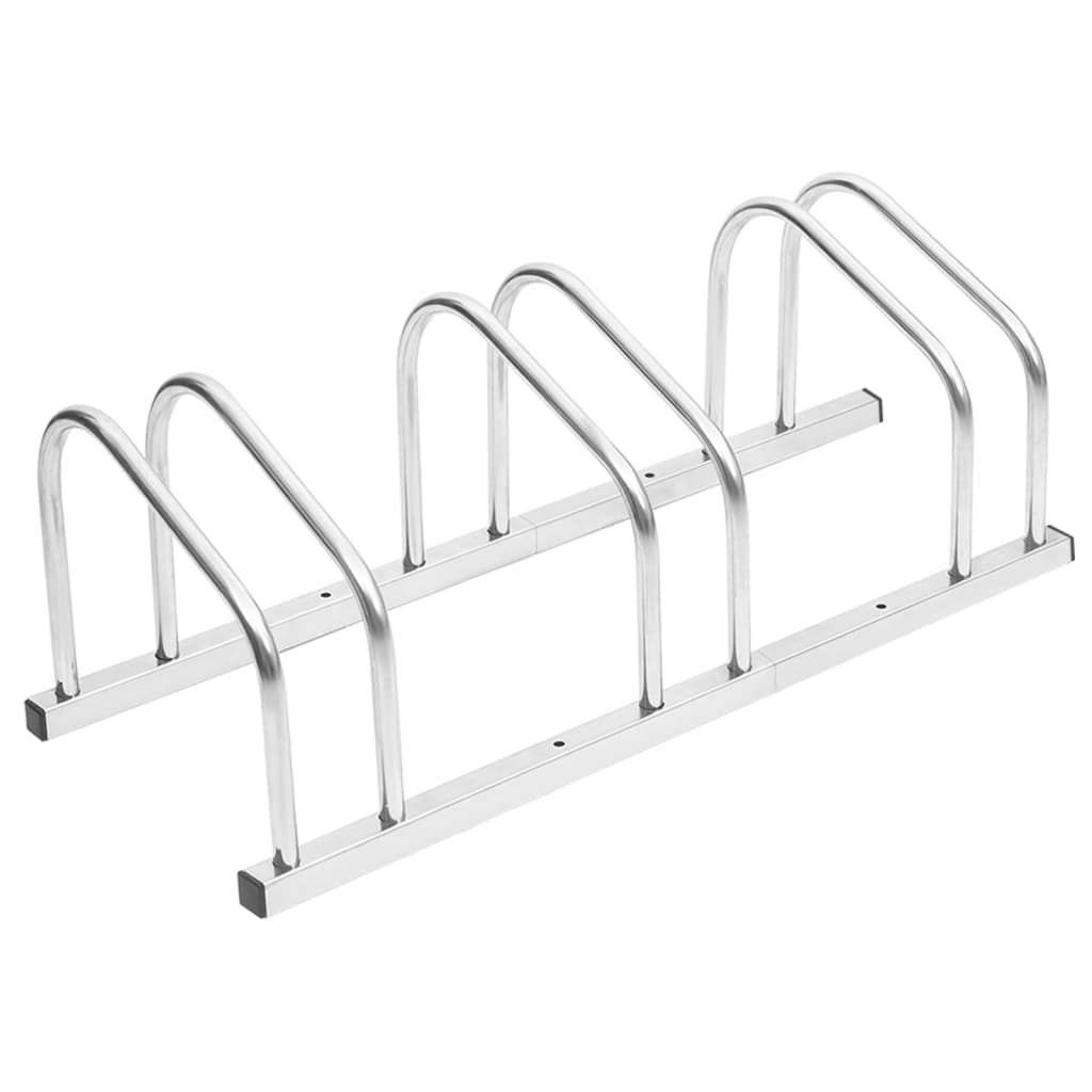 Bike Rack for 3 Bikes Galvanised Steel - Casper Homes