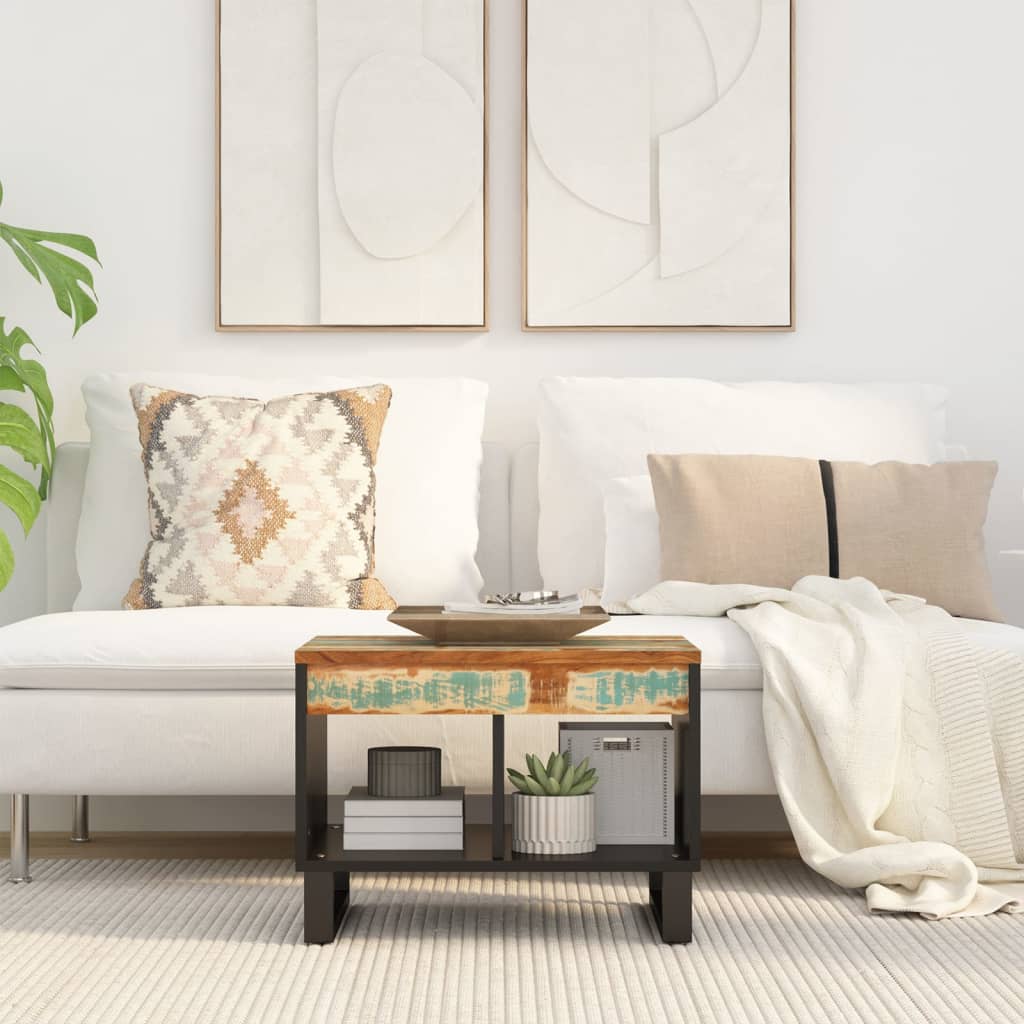Coffee Table 55x50x40 cm Solid Wood Reclaimed - The Home Maker