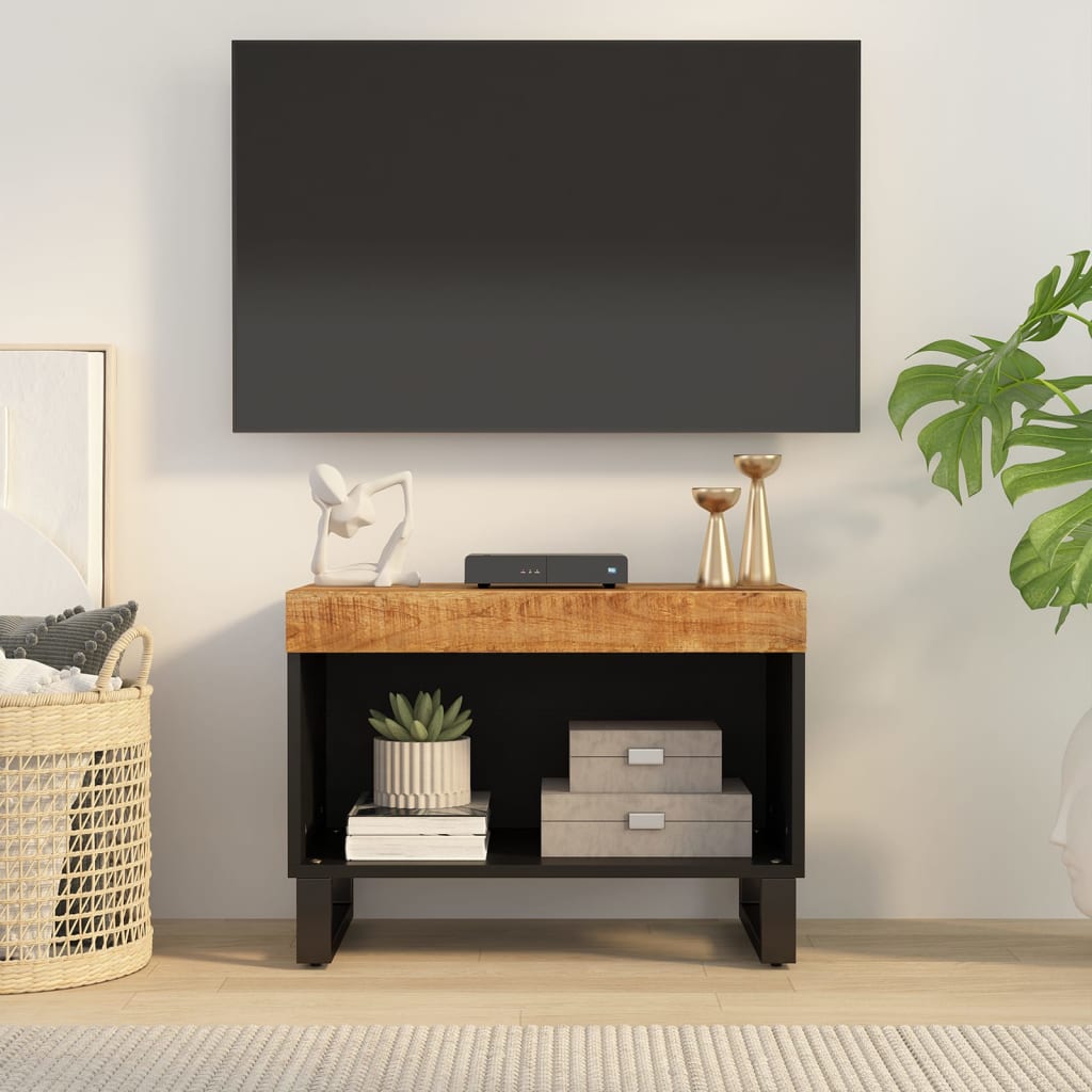 TV Cabinet 60x33x43.5 cm Solid Wood Mango - Unbeatable Bargains