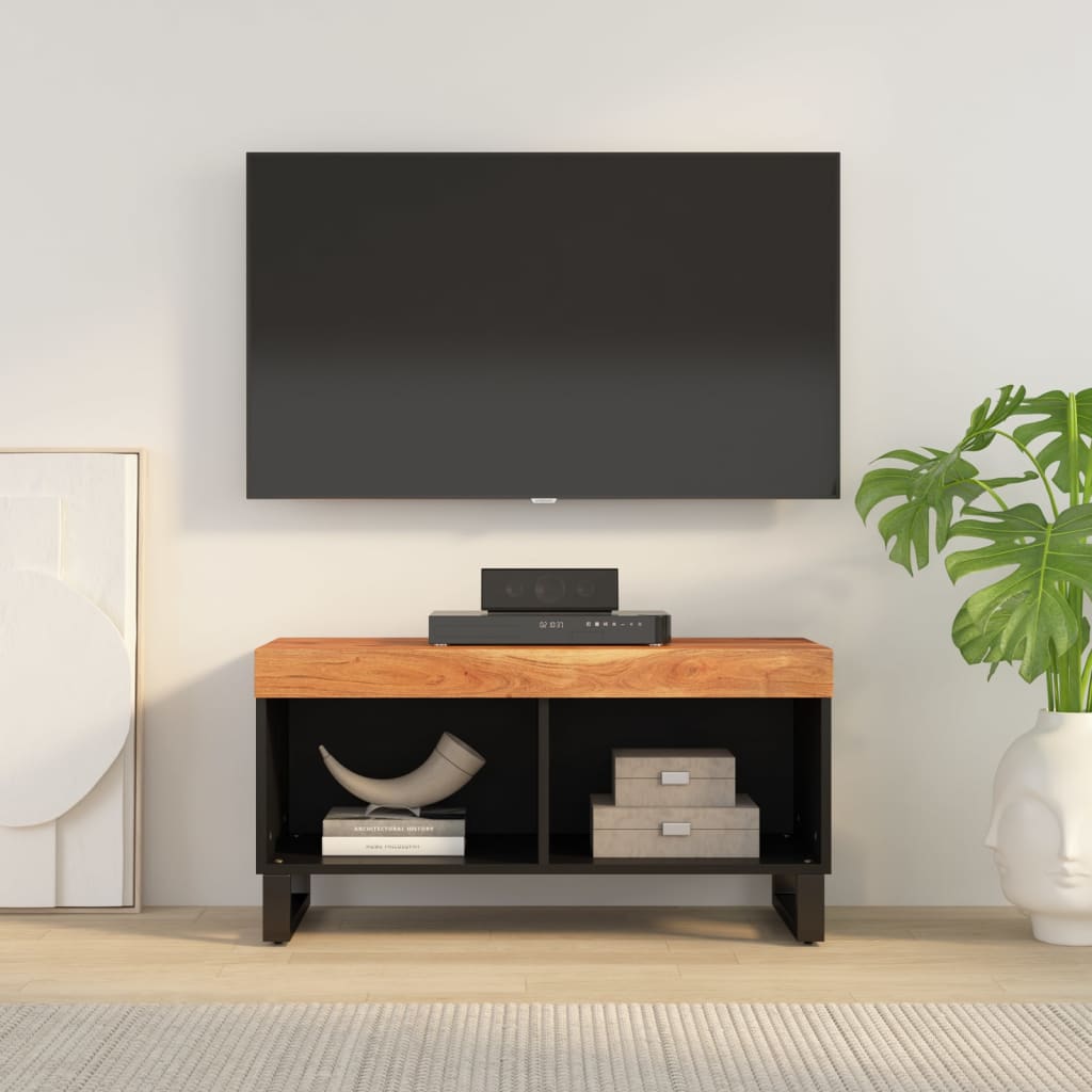 TV Cabinet 85x33x43.5 cm Solid Wood Acacia - Sid & Sam