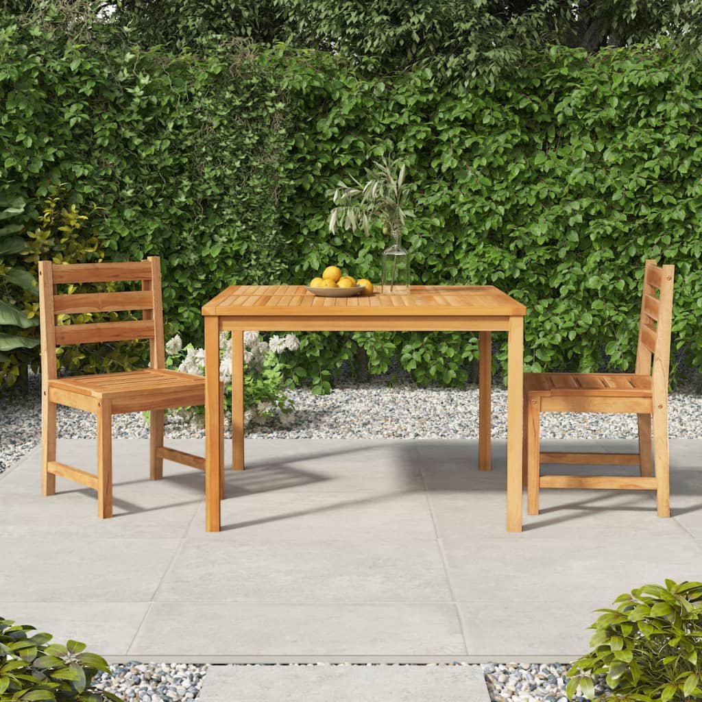3 Piece Garden Dining Set Solid Wood Teak - Tyrell & Tyrell