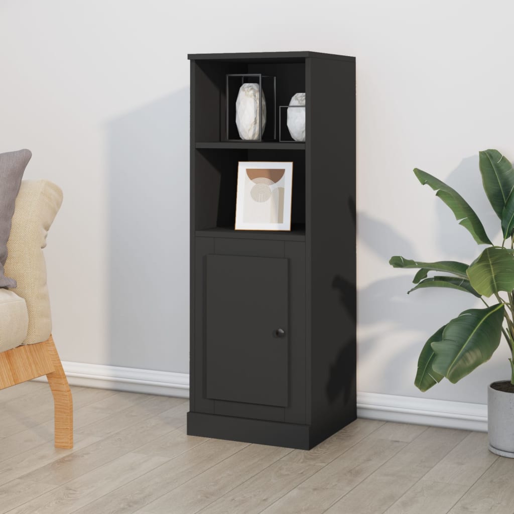 Highboard Black 36x35.5x103.5 cm Engineered Wood - Merkel Designers