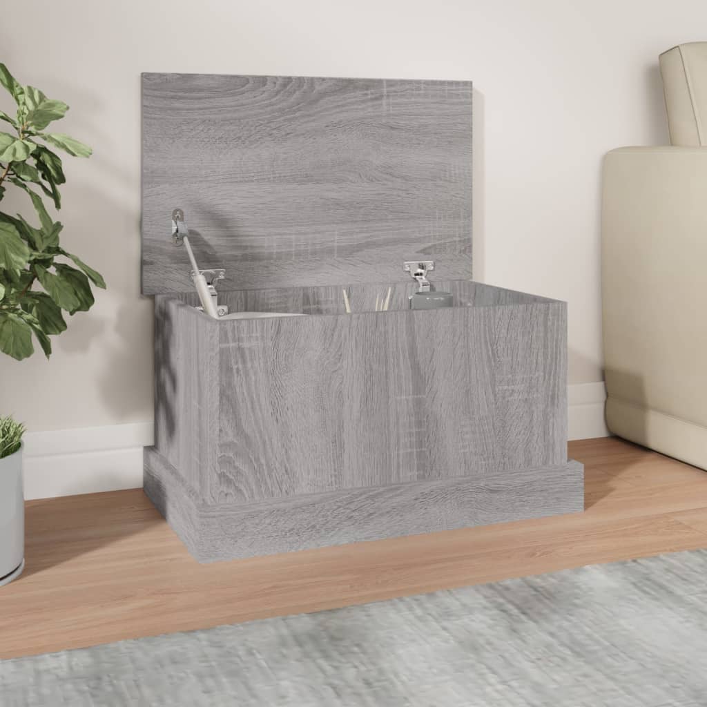 Storage Box Grey Sonoma 50x30x28 cm Engineered Wood - Tyrell & Tyrell
