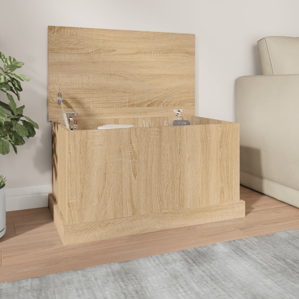 Storage Box Sonoma Oak 70x40x38 cm Engineered Wood - Casper Homes