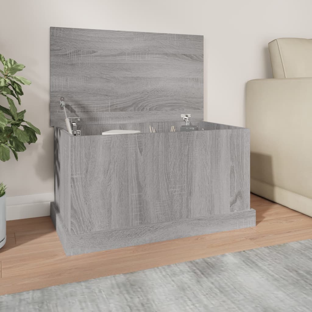 Storage Box Grey Sonoma 70x40x38 cm Engineered Wood - R and M Furniture