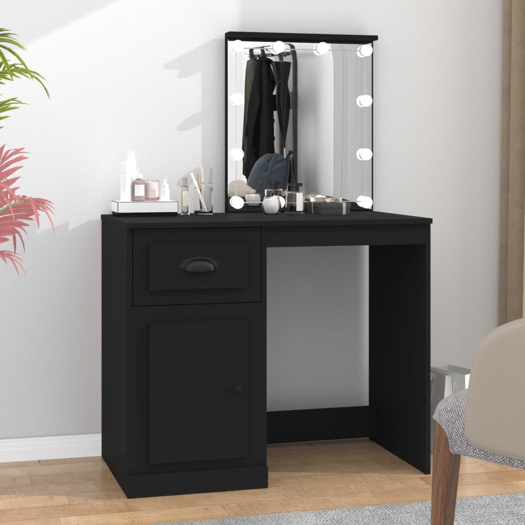 Dressing Table - MARLAS Dresser Black 90cm - Tyrell & Tyrell