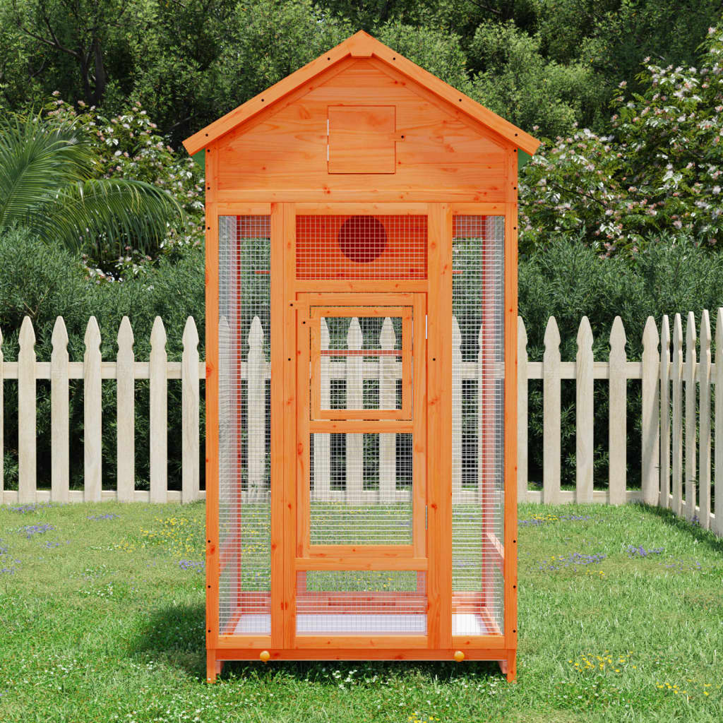 Bird House Brown 91.5x53x170 cm Solid Wood Pine - R and M Furniture