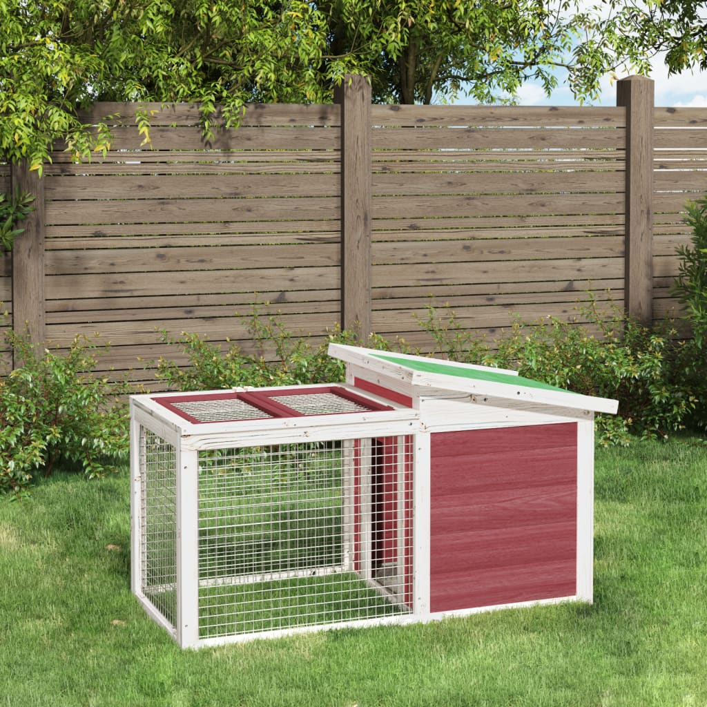 Rabbit Hutch Mocha 100.5x54x55 cm Solid Wood Pine - Millennium Furniture