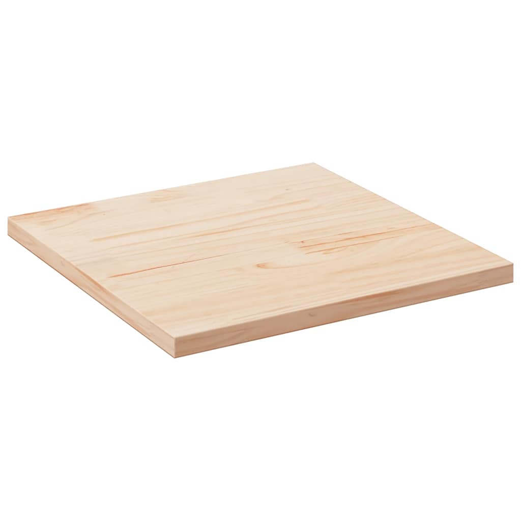 Table Top 80x80x2.5 cm Solid Wood Pine Square - Merkel Designers