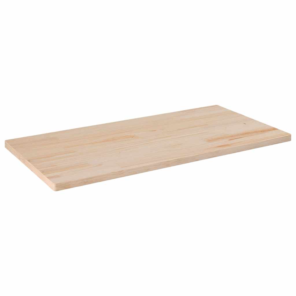 Table Top 110x60x2.5cm Solid Wood Pine Rectangular - Merlin Deals