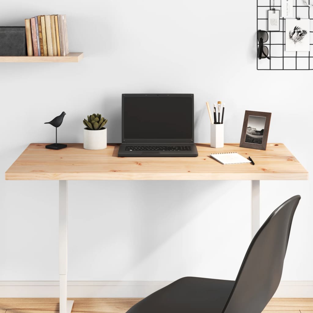 Desk Top 110x55x2.5 cm Solid Wood Pine - Merkel Designers