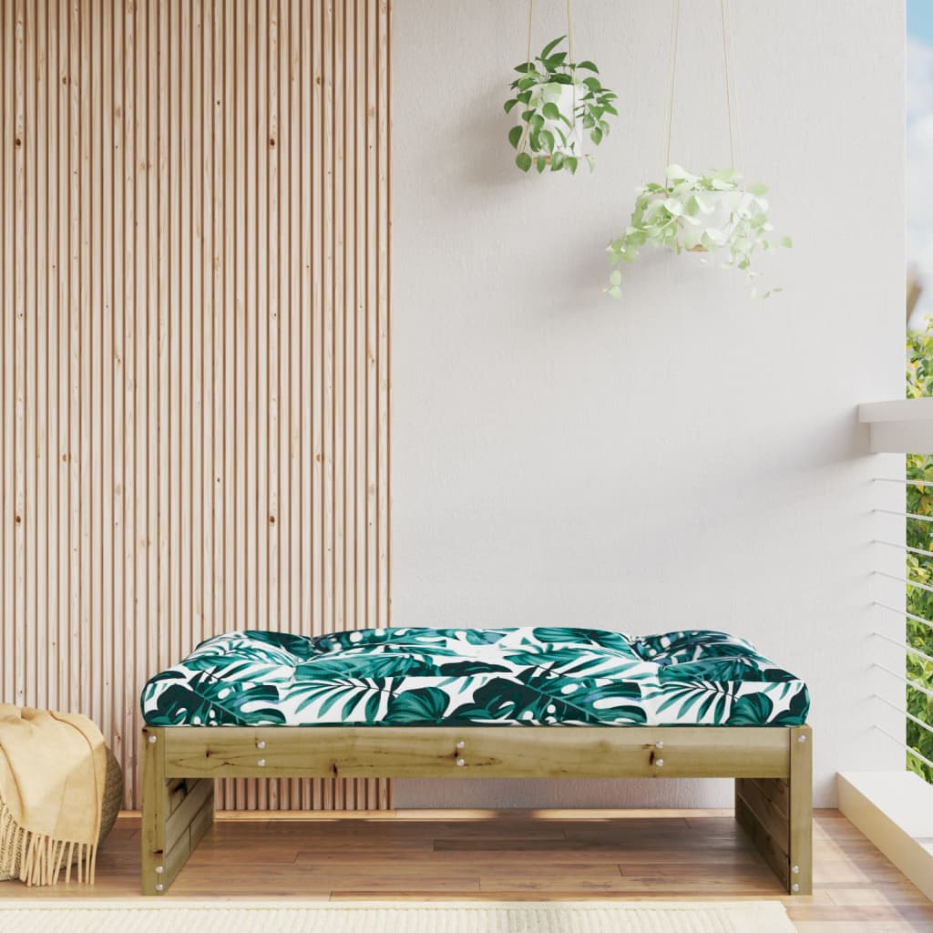 Garden Footstool 120x80 cm Impregnated Wood Pine - All Things Good