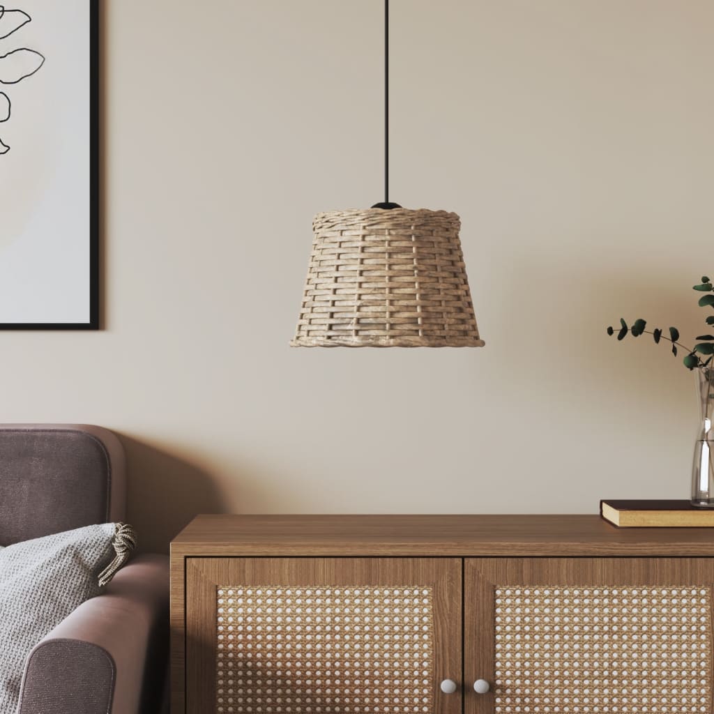 Ceiling Lamp Shade Brown Ã ̃25x17 cm Wicker - Tyrell & Tyrell