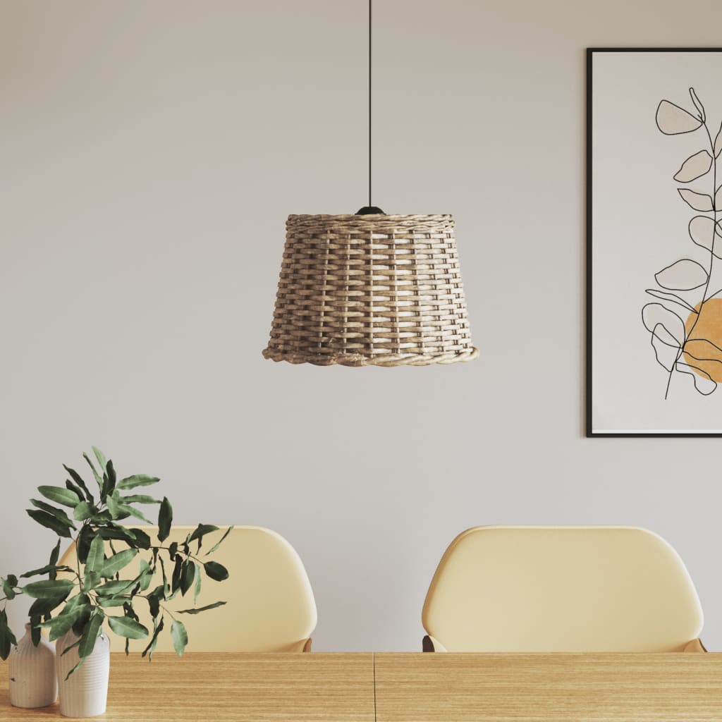 Ceiling Lamp Shade Brown Ã ̃40x26 cm Wicker - Merlin Deals