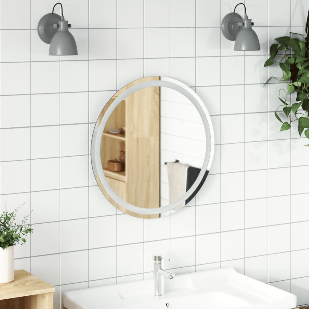 Round LED Bathroom Mirror - R and M Furniture