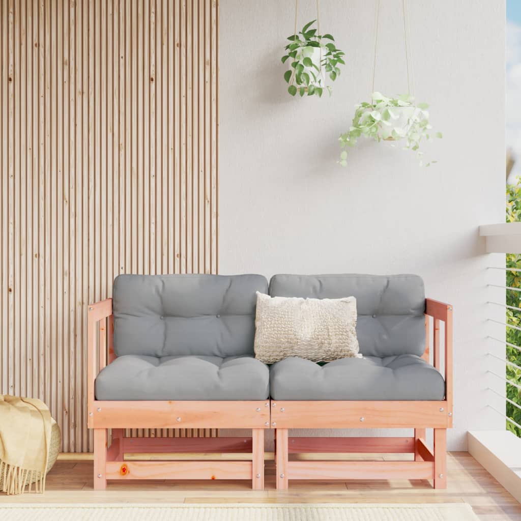 Garden Corner Sofas 2 pcs Solid Wood Douglas - All Things Good